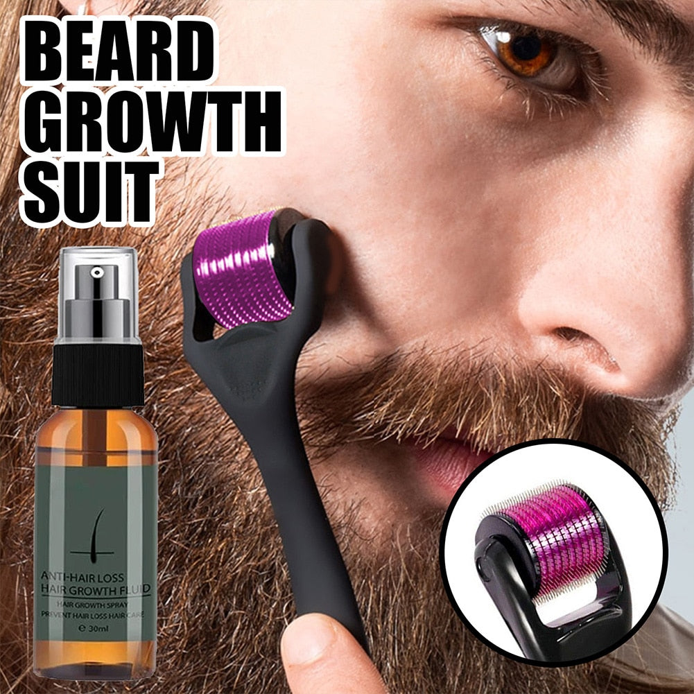 High Tab™ Beard Roller With Oil